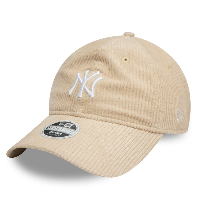 Czapka z daszkiem New Era New York Yankees Cord 9Twenty - Beżowy