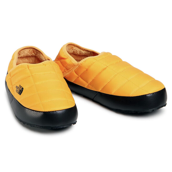 The North Face Papuci de casă The North Face Thermoball Traction Mule V NF0A3UZNZU31 Summit Gold/Tnf Black