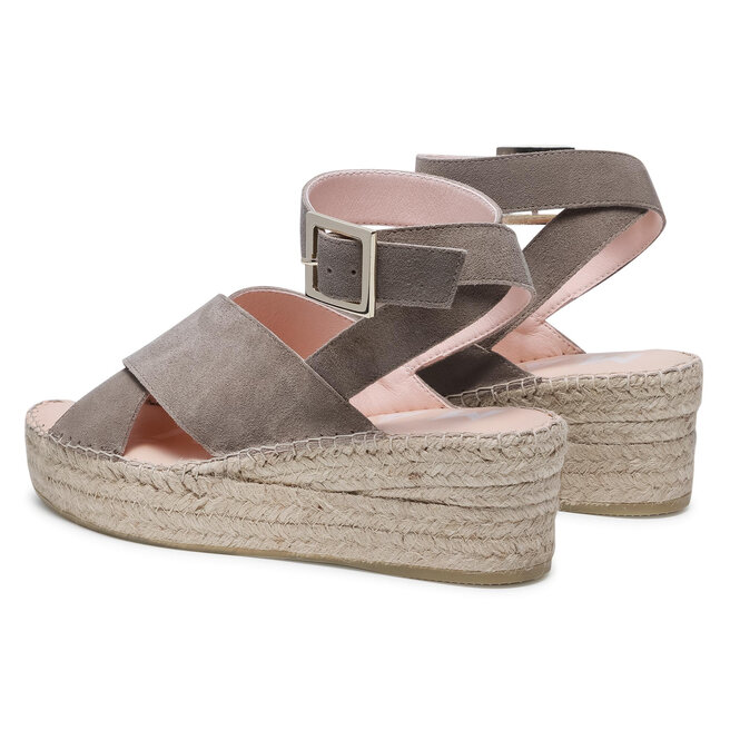 Manebi Еспадрили Manebi Wedges W Belt W 1.9 Wb Vintage Taupe 1