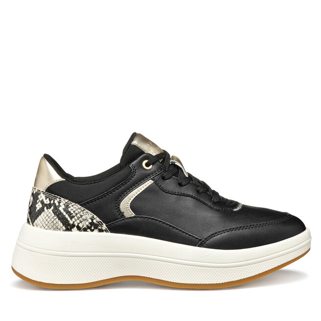 Sneakersy Geox D Spherica Ecub-3 D46WTB 0BCAR - Czarny