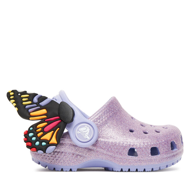 Klapki Crocs Toddler Classic IAM Butterfly Clog - Fioletowy
