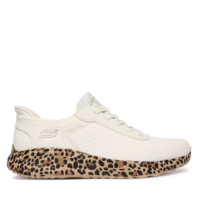 Sneakersy Skechers BOBS Sport Squad Chaos - Daily Prowl 117246/WHT Biały - kobiece