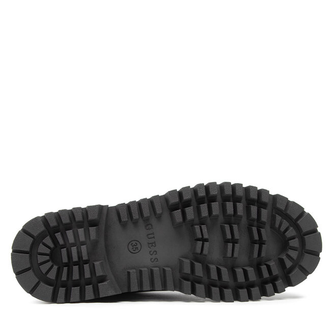 Guess Členková obuv s elastickým prvkom Guess Oakess FL7OAK LEA10 BLACK