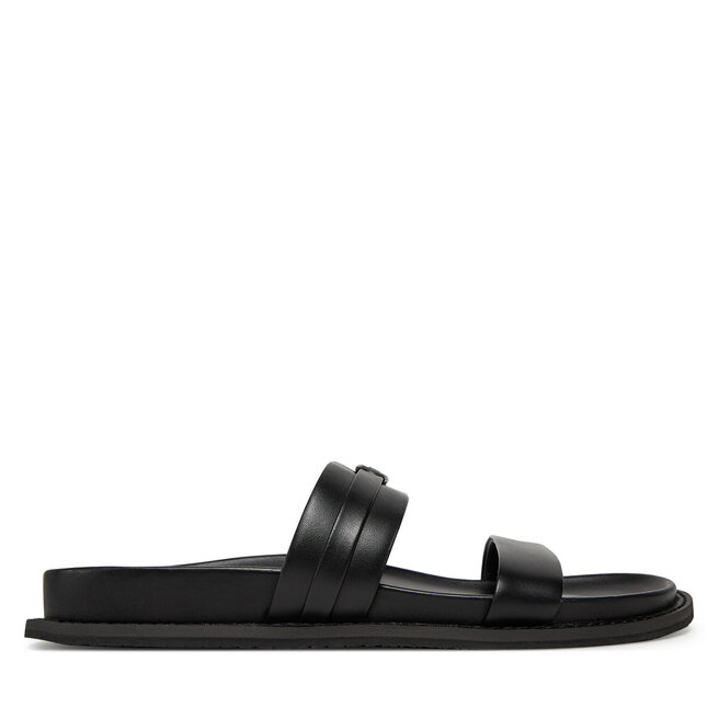 Klapki MICHAEL Michael Kors Mandy Flat Sandal - Czarny