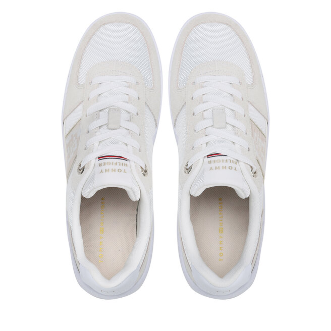 Tommy Hilfiger Sneakers Tommy Hilfiger Basket Sneaker With Webbing FW0FW06950 White YBS