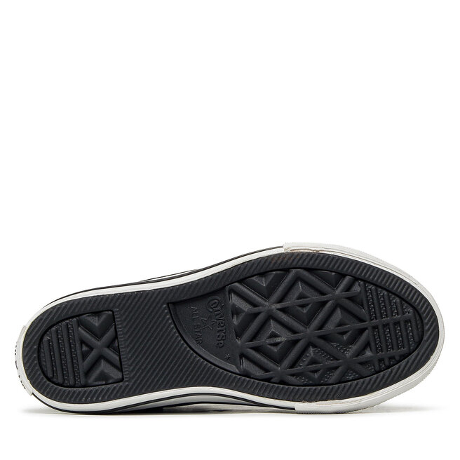 Converse Plátenky Converse Ctas Hi 372729C White/Black/Gold