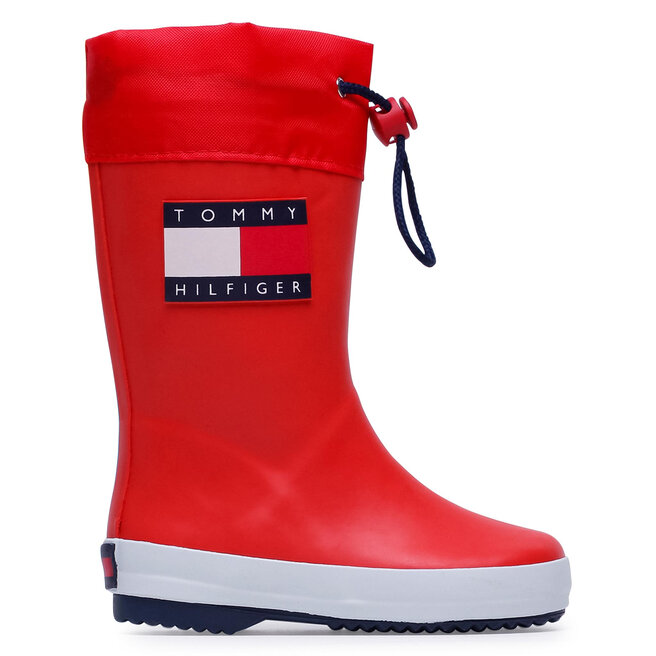 Tommy Hilfiger Γαλότσες Tommy Hilfiger Rain Boot T3X6-30766-0047 M Red 300