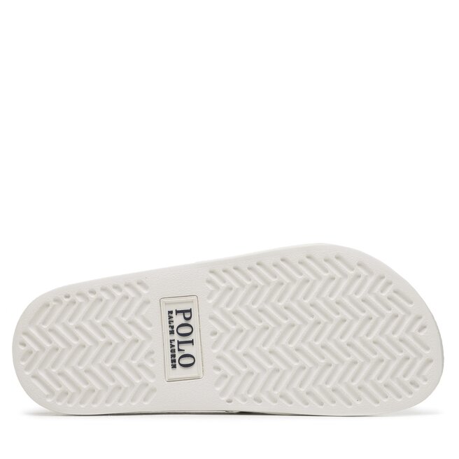 Polo Ralph Lauren Ciabatte Polo Ralph Lauren Polo Slide 809892945007 Deckwash White/Navy Pp