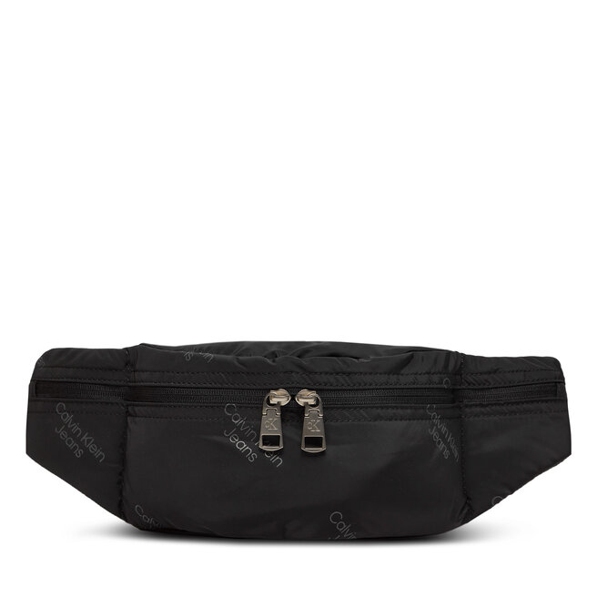 Saszetka nerka Calvin Klein Jeans Sport Essentials Waistbag40 Aop - Czarny
