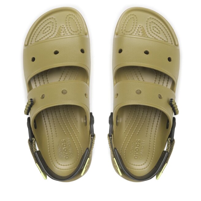 Sandały Crocs Classic All Terrain Sandal 207711 Zielony eobuwie com pl