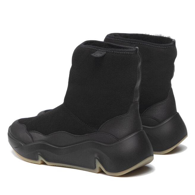 ECCO Členková obuv ECCO Chunky W 20320351052 Black/Black