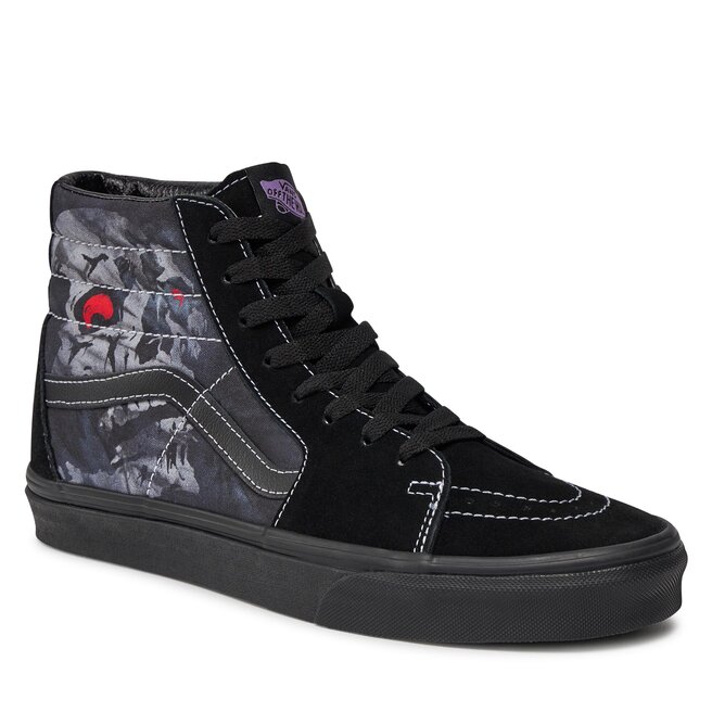 Vans sk8 hi cheap black black