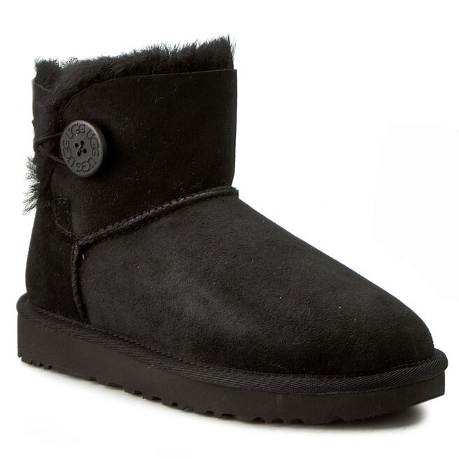 Ugg Pantofi Ugg W Mini Bailey Button II 1016422 W/Blk