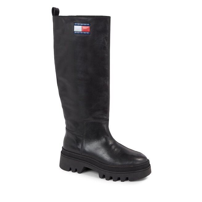 Stivali Tommy Jeans Tjw Fashion High Shaft EN0EN02288 Black BDS