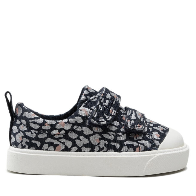 Trampki Clarks City Bright T. - Granatowy