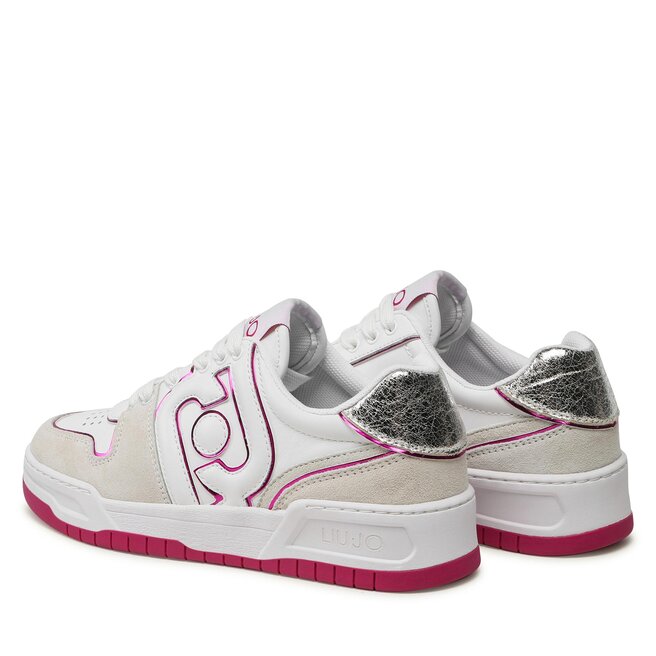 Liu Jo Сникърси Liu Jo Gyn 21 BA3095 PX310 White/Fuxia S1021