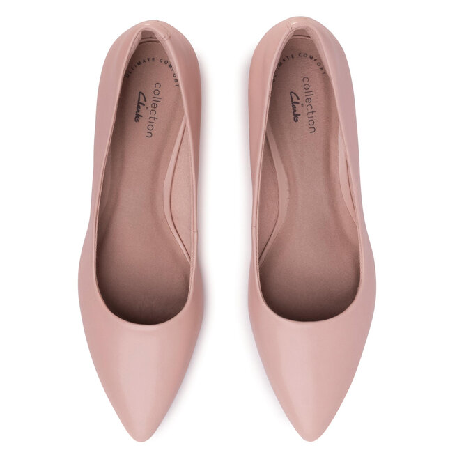 High Heels Clarks Linvale Jerica 261406284 Blush Leather eschuhe