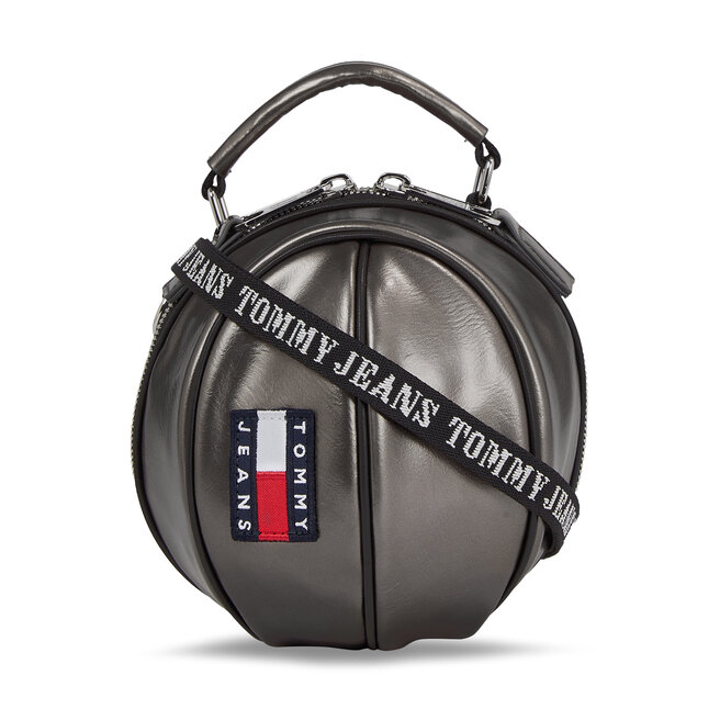 Τσάντα Tommy Jeans Tjw Heritage B. Ball Bag Metal AW0AW15434 Gunmetal PCS