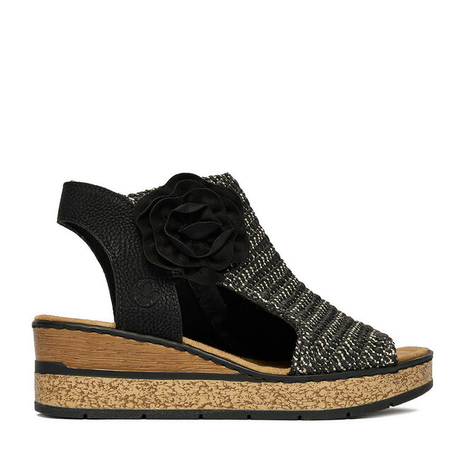 Sandały Rieker CEO-63791-01 Czarny - kobiece