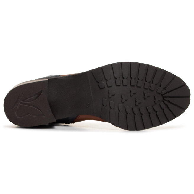 bottines caprice marron