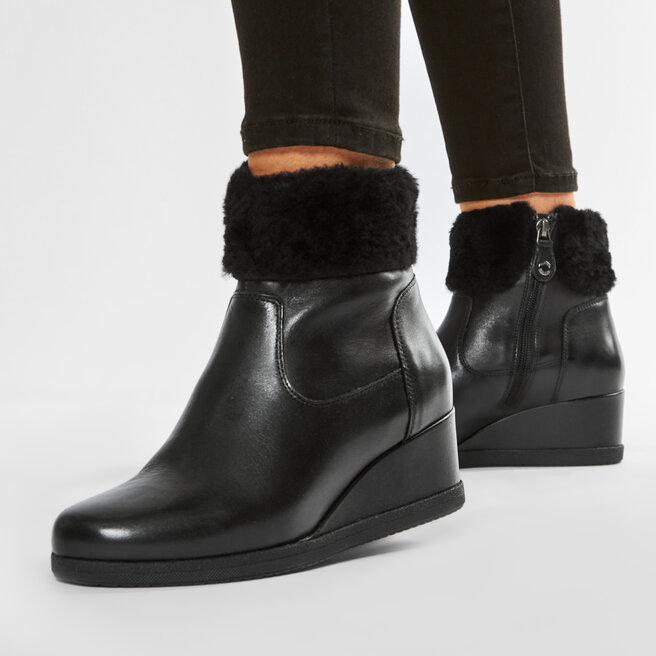 Geox Bokacsizma Geox D Anylla Wedge G D04LDG 00085 C9999 Black