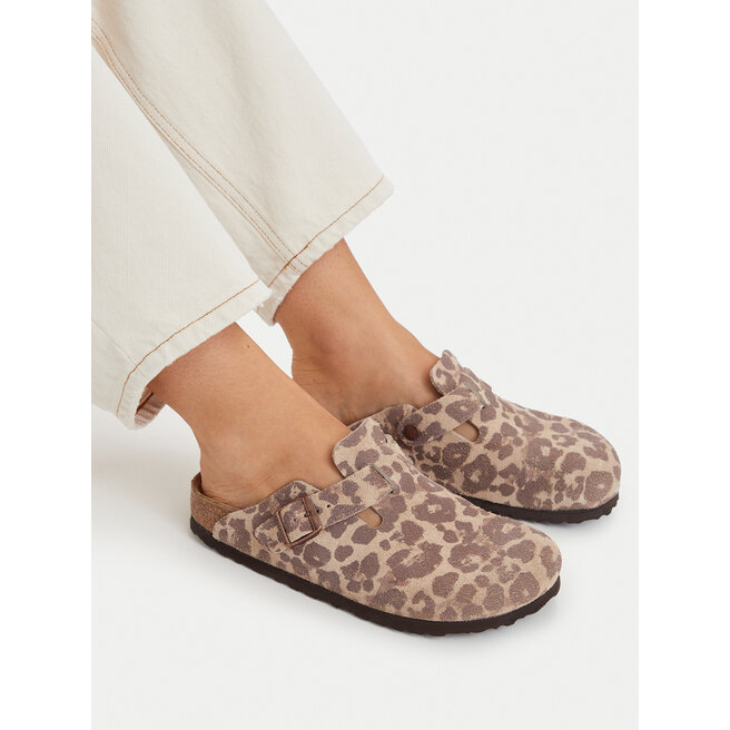 Klapki Birkenstock Boston Print 1033324 Brązowy -