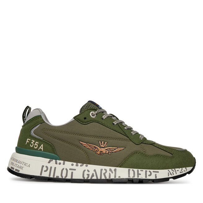 Sneakersy Aeronautica Militare - Zielony