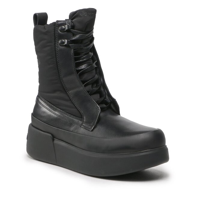 Botine Calvin Klein Padded Nylon Combat Boot HW0HW01263 BAX altele-Botine imagine noua