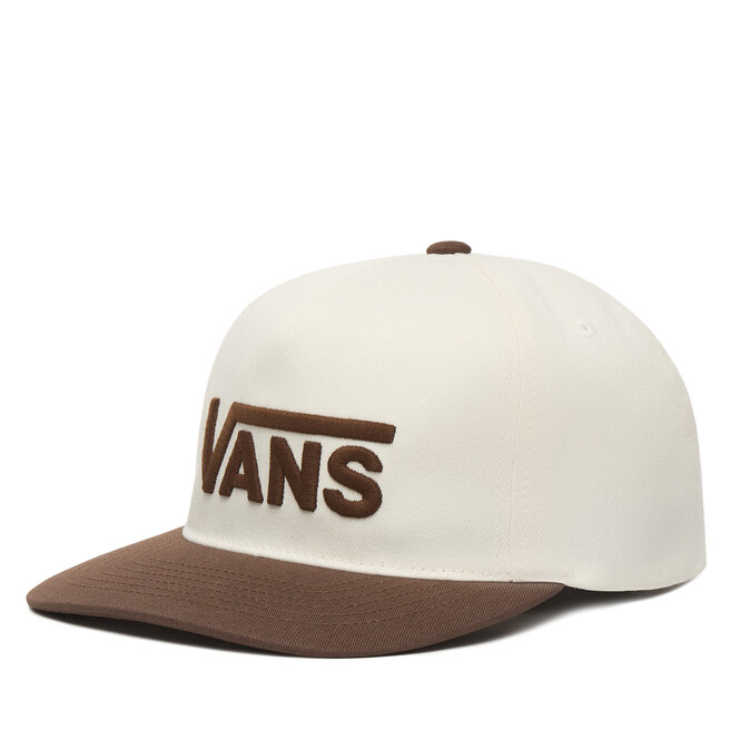 Czapka z daszkiem Vans Drop V Logo Snapback VN000QAHFST1 Brązowy -