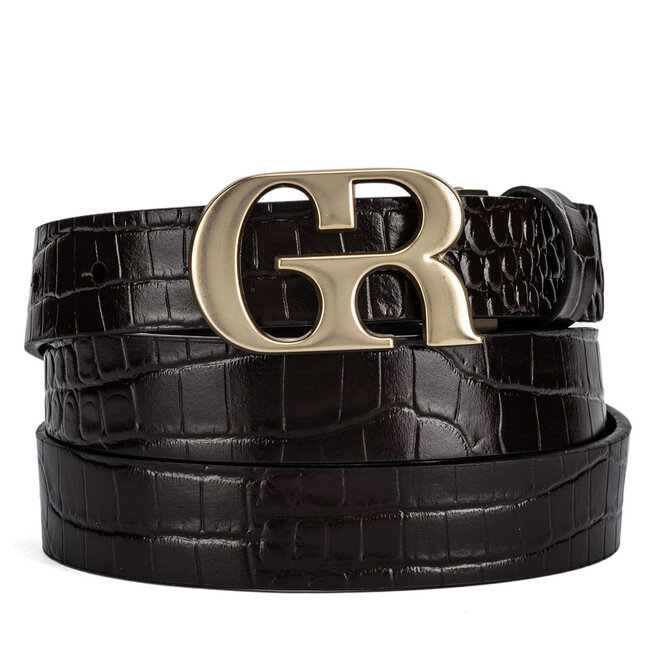 Pasek GINO ROSSI BLYL23008 Brązowy -