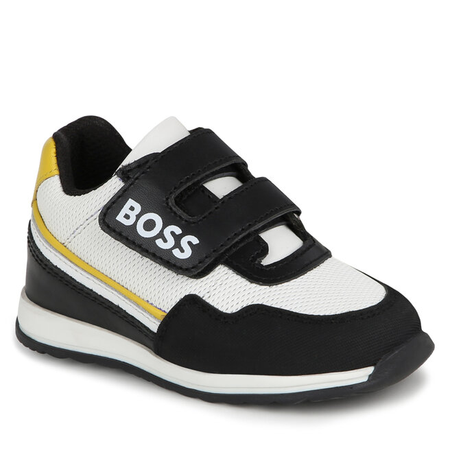 Boss Boys Sneakers In Black 7