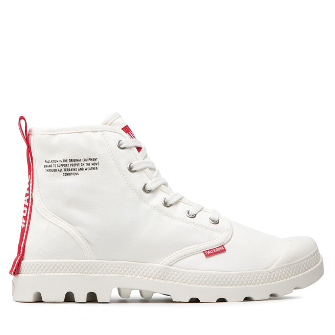 Palladium Schnürstiefeletten Palladium Pampa Hi Dare 76258-116-M Star White1