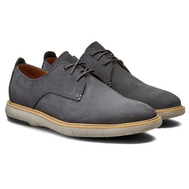 Clarks Flexton Plain 261193147 Blue Nubuck evzuttya .ua