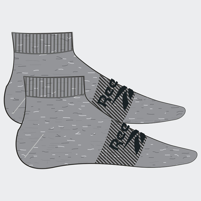 Κάλτσες Κοντές Unisex Reebok Active Foundation Ankle Socks GI0067 medium grey heather