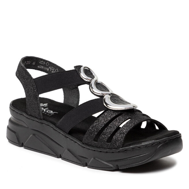 Sandale Rieker V20L4-00 Schwarz