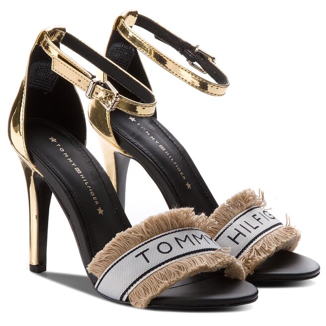 Sandales Tommy Hilfiger Mirror Metallic Heeled Sandal FW0FW02929