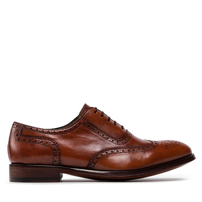 Κλειστά παπούτσια Lord Premium Brogues 5501 Natural Leather 0000300903582-42