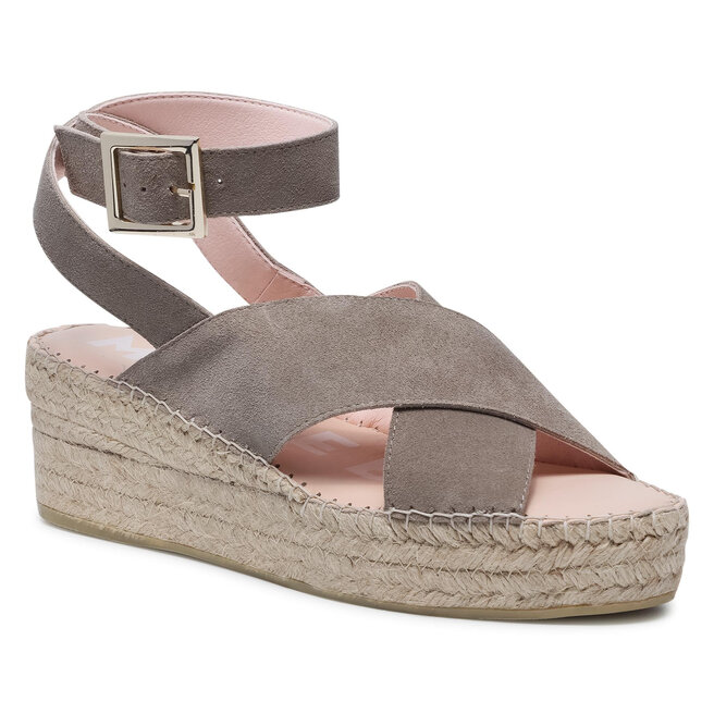Manebi Еспадрили Manebi Wedges W Belt W 1.9 Wb Vintage Taupe 1