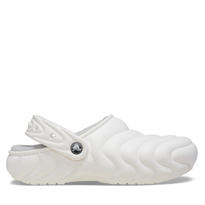Klapki Crocs Classic Lined Overpuff Clog - Biały