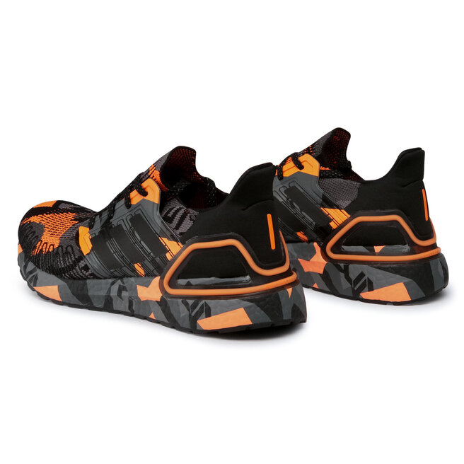 Adidas ultra boost 20 core black signal orange