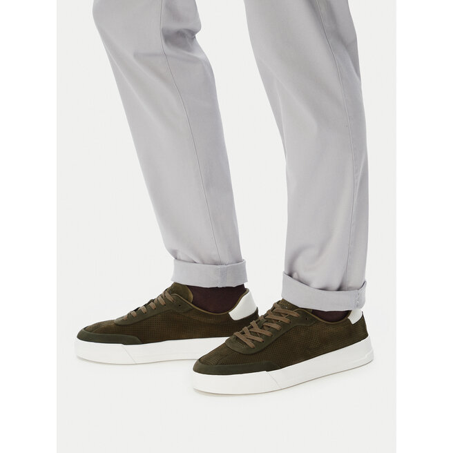 Sneakersy Tommy Hilfiger Th Court Best FM0FM05821 Zielony