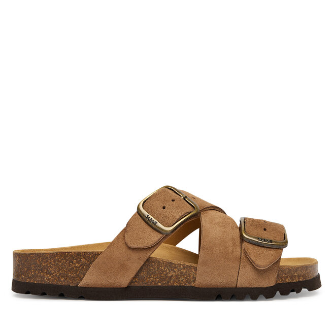 Klapki Scholl Selene F00774 Brązowy -