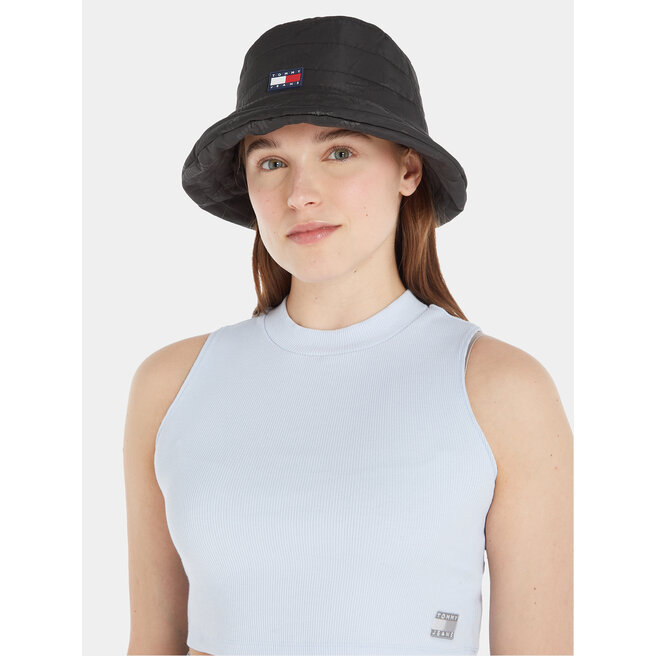 Tommy Jeans Kalap Tommy Jeans Tjw Skater Girl Padded Bucket AW0AW15655 Black BDS