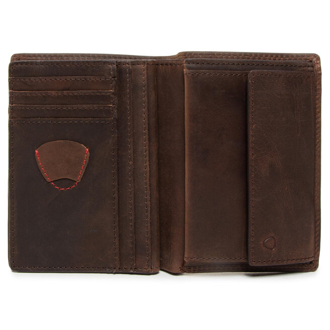 Strellson Голям мъжки портфейл Strellson Baker Street 4010000224 Darkbrown 702