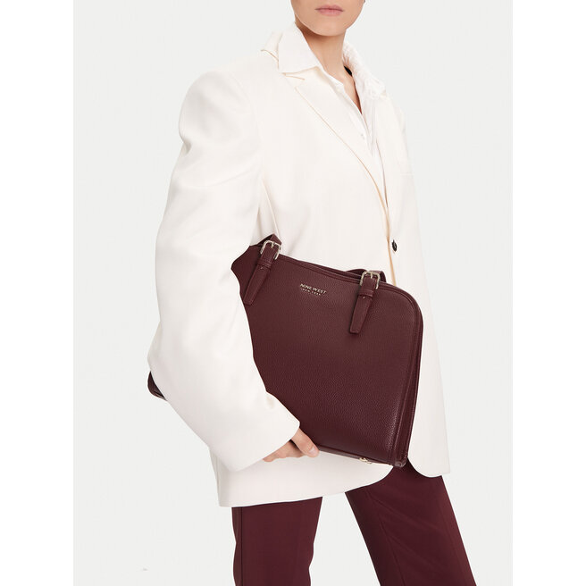 Torebka Nine West CEO-AGNES-LA482-3038 Bordowy -