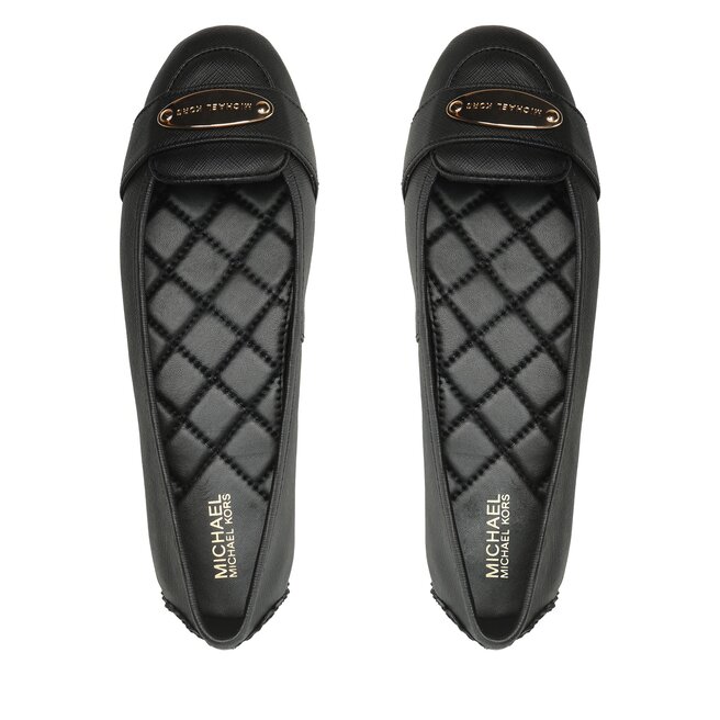 MICHAEL Michael Kors Ballerinas MICHAEL Michael Kors Mk Plate Moc 40R3MKFR1L Black