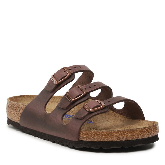 Klapki Birkenstock Florida - Brązowy