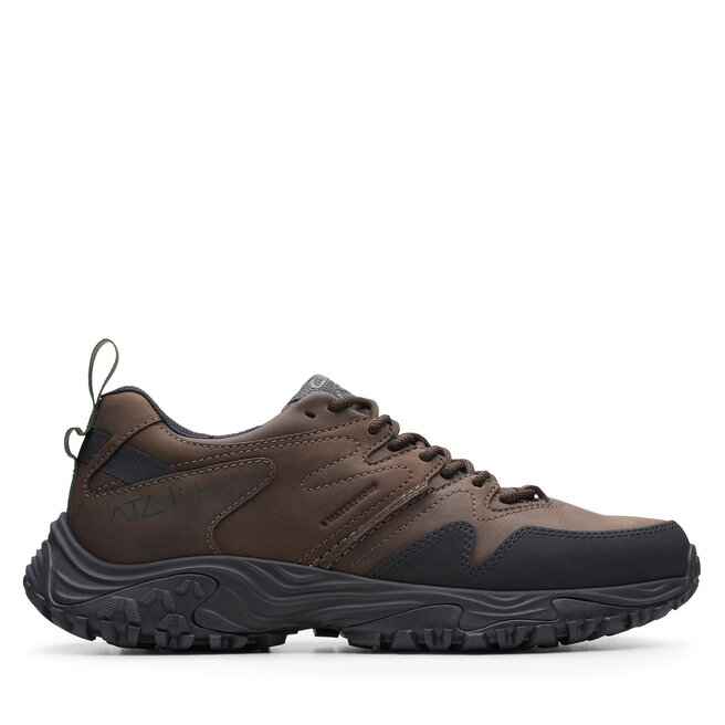 Sneakersy Clarks Atl Walk Go Wp - Brązowy