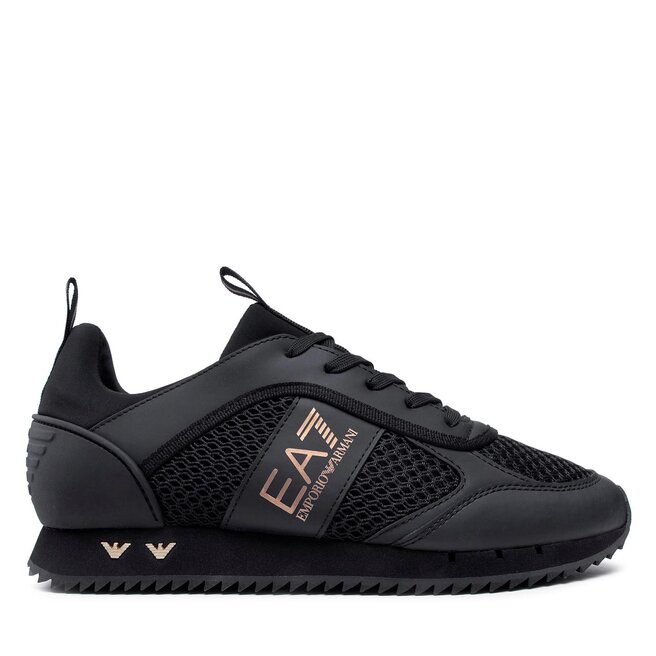 Sneakers EA7 Emporio Armani X8X027 XK050 M701 Triple Black/Gold | eskor.se