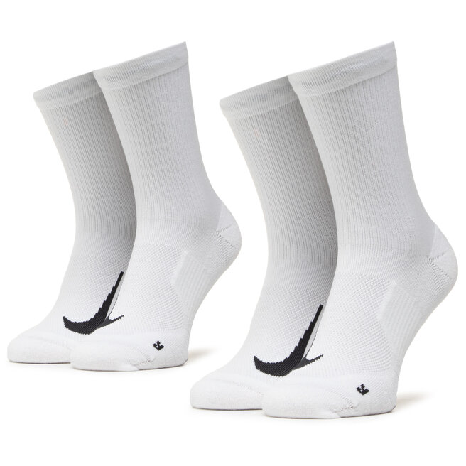 desconcertado Presunto baloncesto 2 pares de calcetines altos unisex Nike SX7557 100 Blanco • Www.zapatos.es